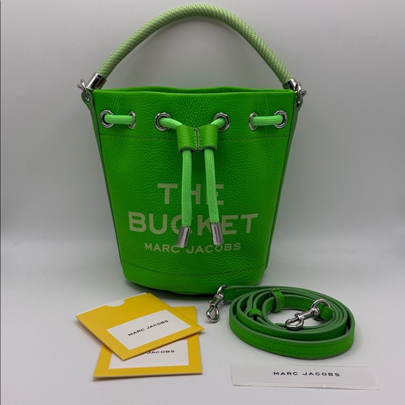 Marc Jacobs Handbags - MARC JACOBS Leather Mini Bucket Bag - Apple